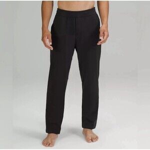 Lululemon Discipline Pant Mens Large Black Joggers Straight Leg Stretch LM5571S